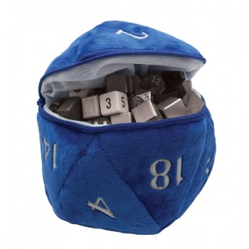 UP - D20 PLUSH DICE BAG BLUE