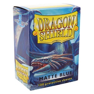 Dragon Shield Standard Sleeves - Matte Blue (100 Sleeves)