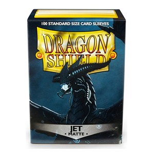 Dragon Shield Standard Sleeves - Matte Jet (100 Sleeves)