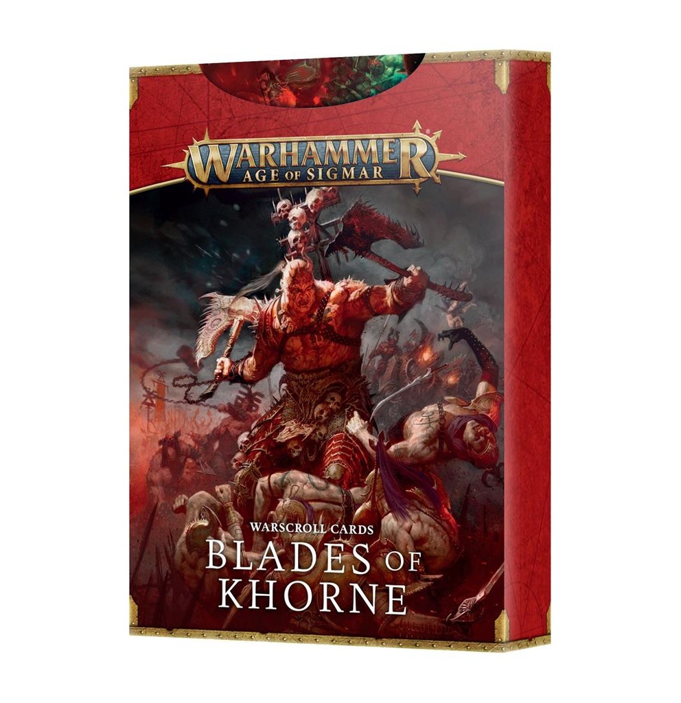 Warscroll Cards: Blades of Khorne (Deu)