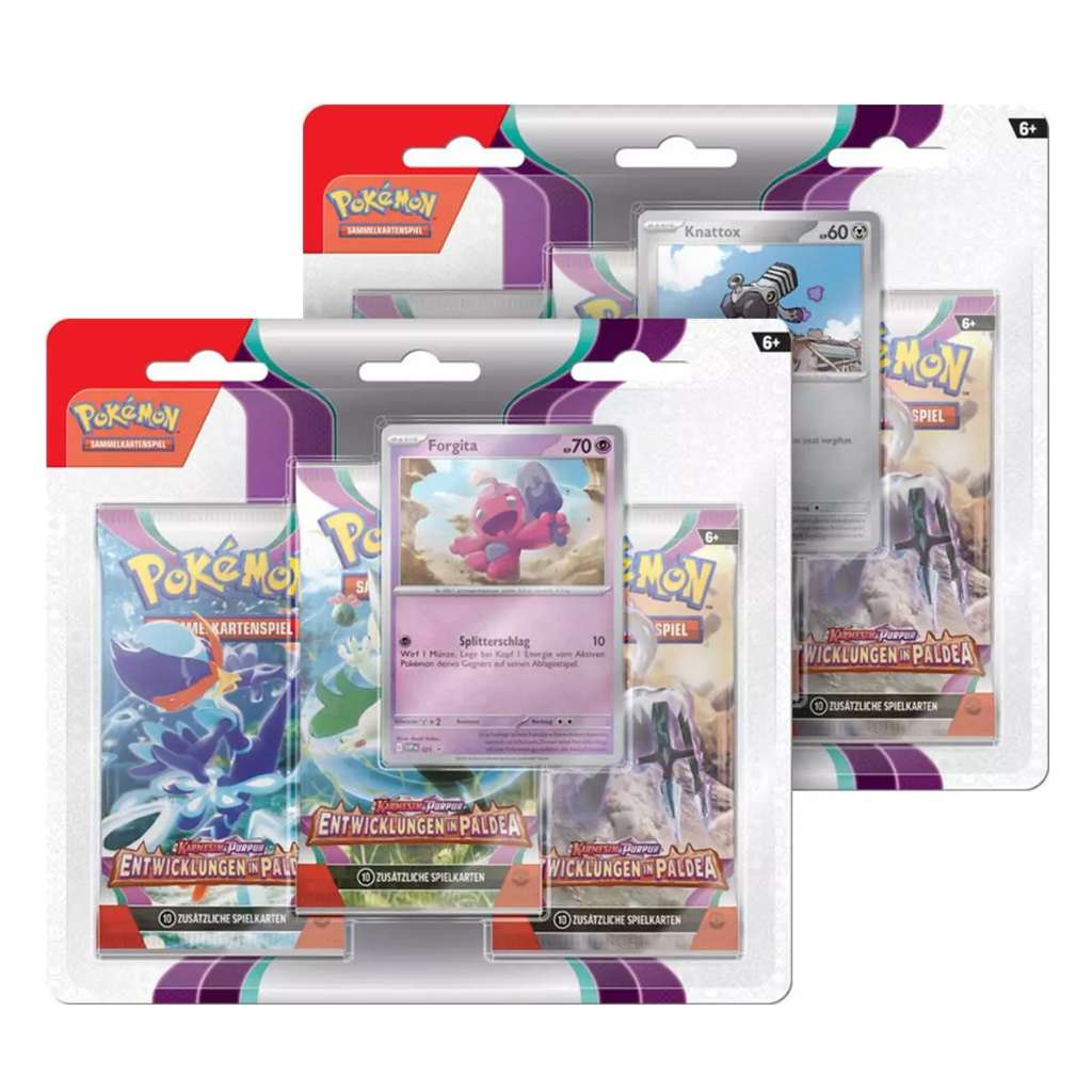 Karmesin & Purpur Entwicklungen in Paldea Blister