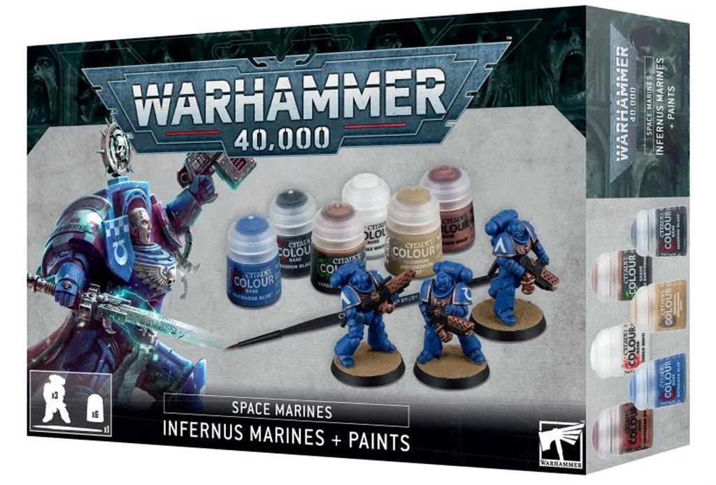 Space Marines - Infernus Marines + Paints