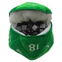 UP - D20 PLUSH DICE BAG Green