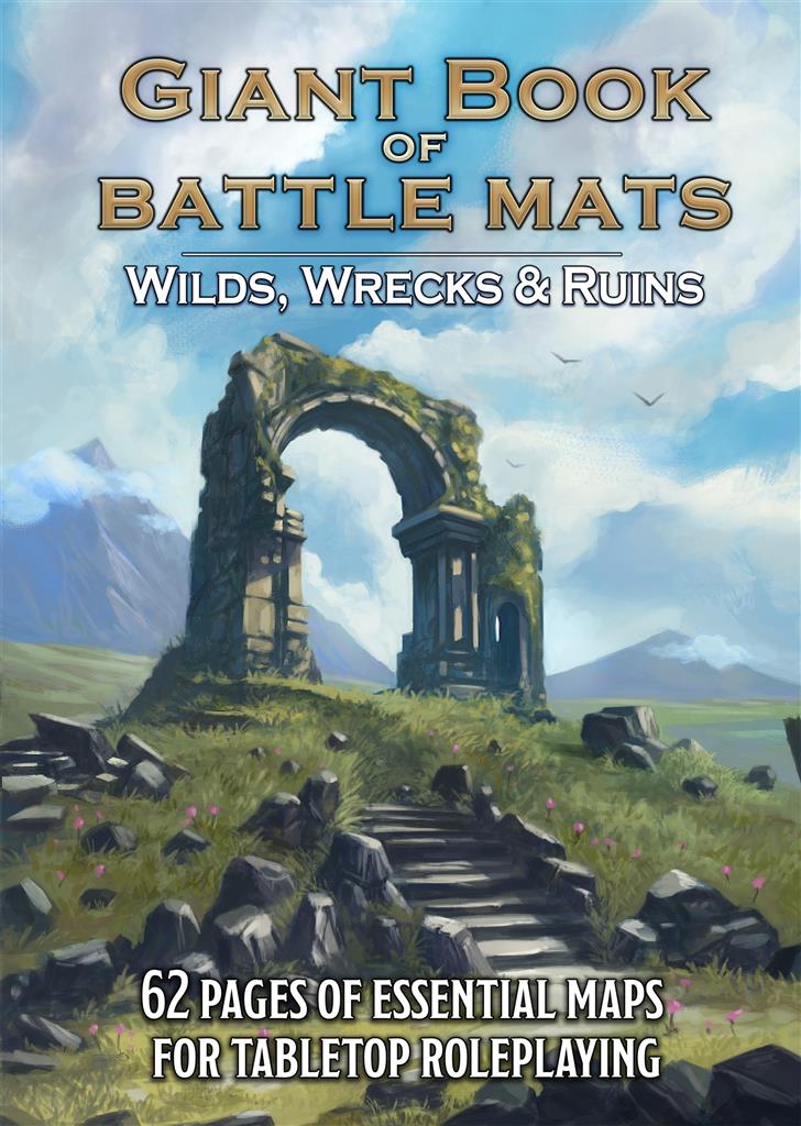 The Giant Book of Battle Mats Wilds, Wrecks & Ruin
