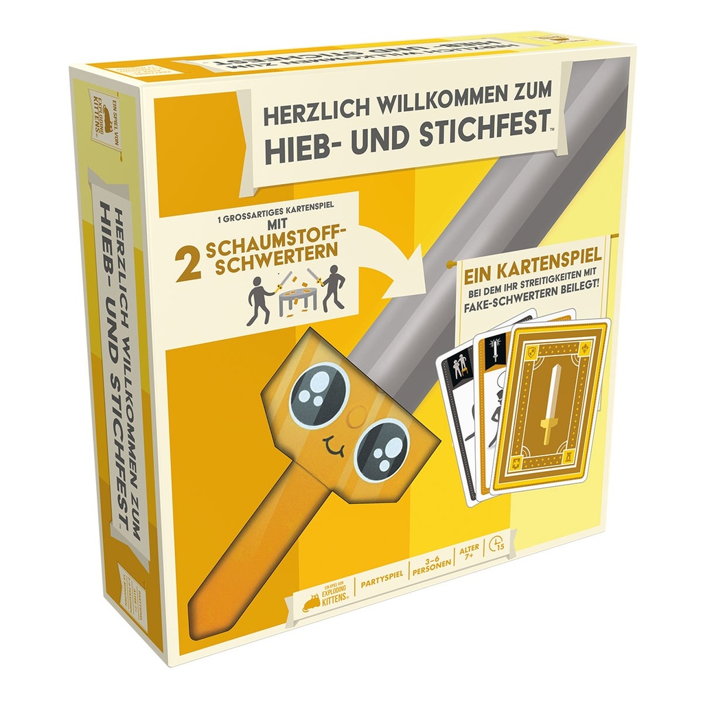 Herzlich Willkommen zum Hieb- und Stichfest - DE