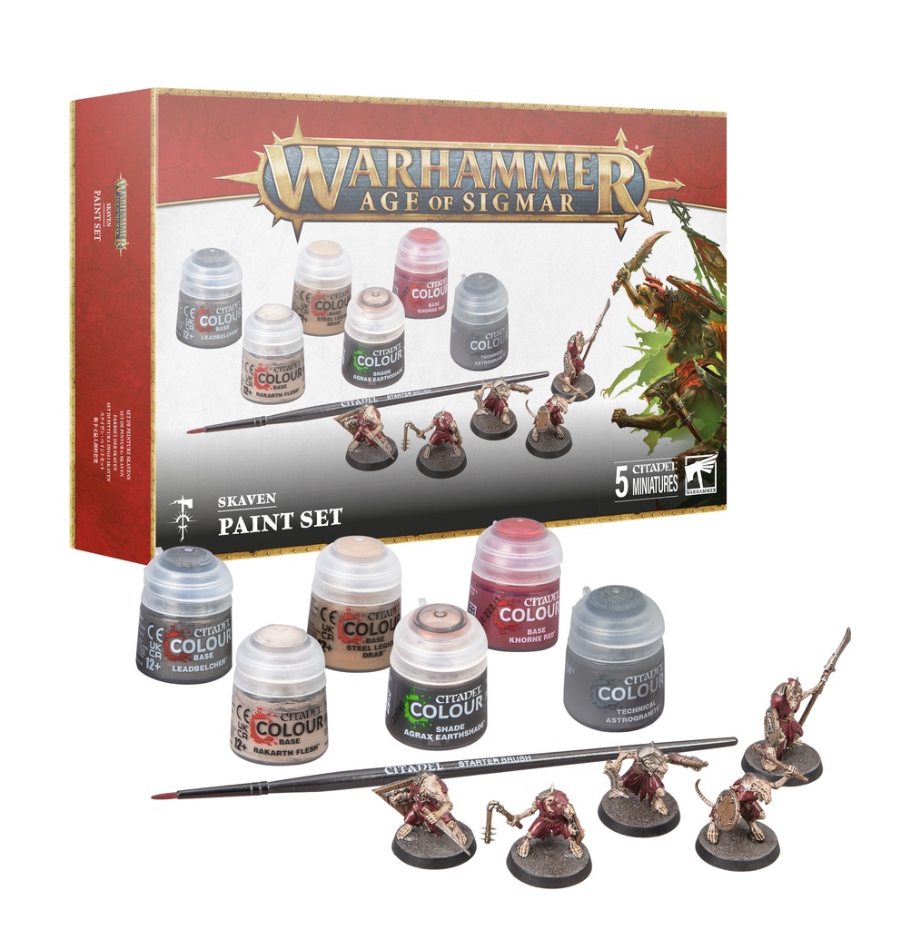 Age of Sigmar Skaven + Paint Set Ger/Fre/Ita/Dut