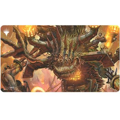 UP - Duskmourn Playmat Mythic Cycle Red for MTG