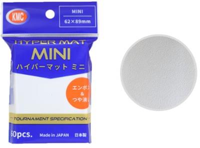 KMC SLEEVES MINI 60 PCS. HYPER MAT MINI WHITE