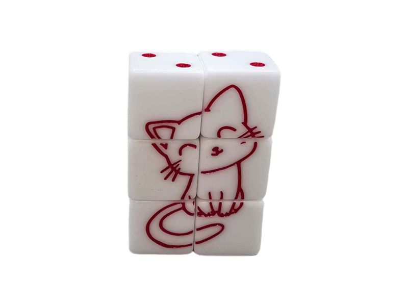 Würfelset D6 Cat Puzzle 869 (6 Stück)