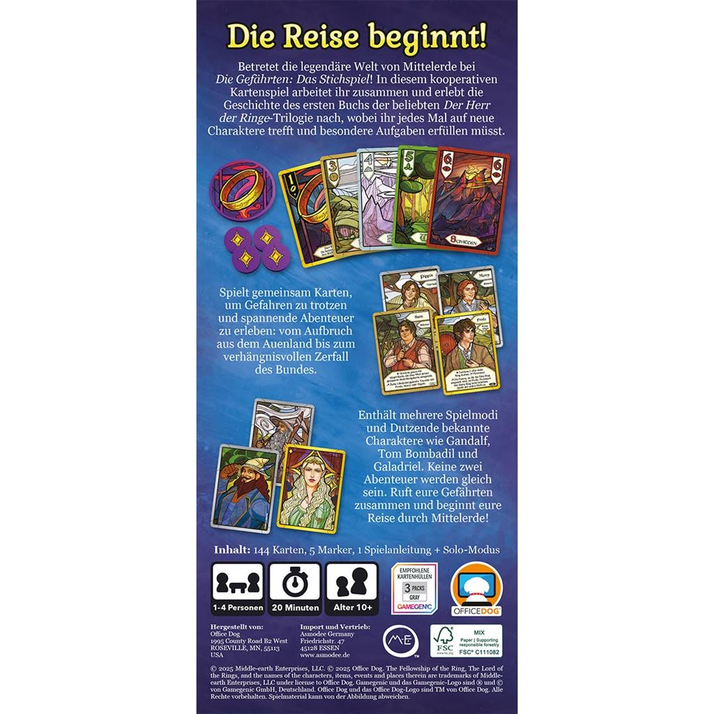 DER HERR DER RINGE: Die Gefährten - Das Stichspiel