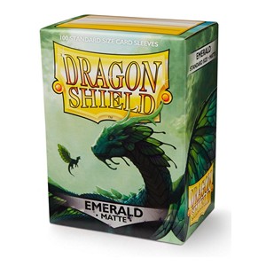 Dragon Shield Matte Sleeves - Emerald (100 Sleeves)