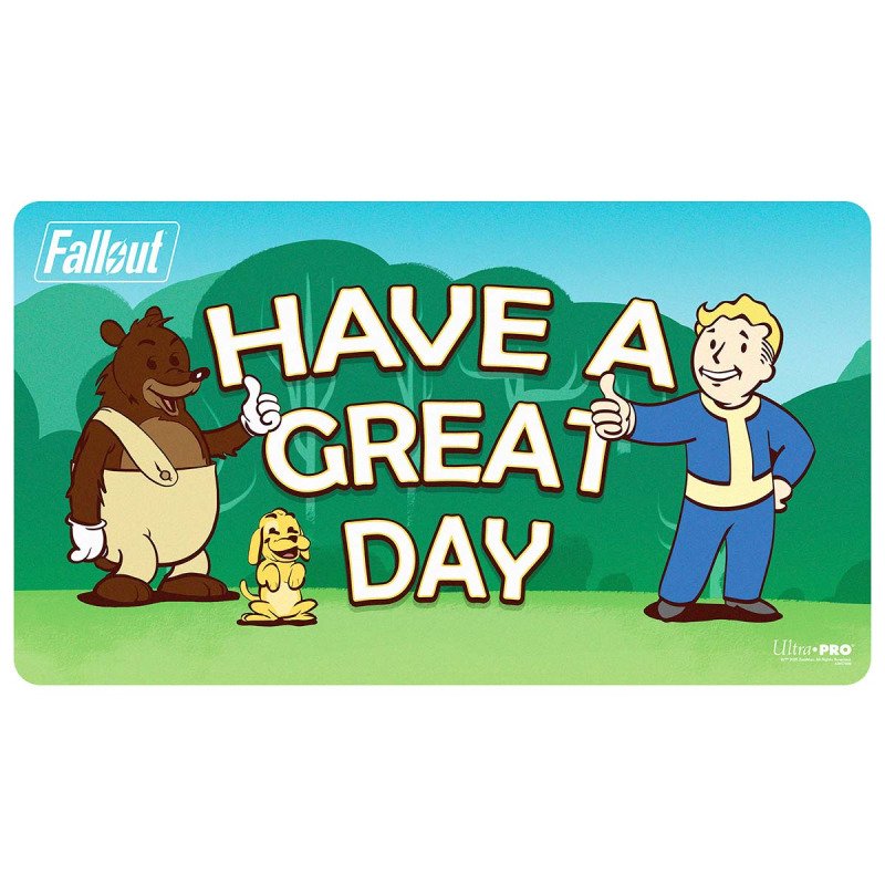 UP - Fallout: Playmat: Vault Boy - Have a Great Day Playmat