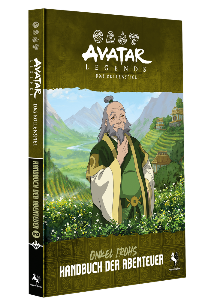 Avatar Legends – Das Rollenspiel: Onkel Irohs Handbuch der Abenteuer (Hardcover)