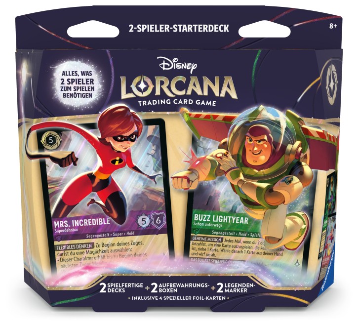 Lorcana Zwei-Spieler Starterdeck Unbekannte Wildnis - DE