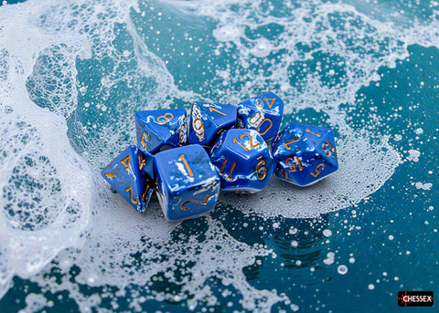 Brush™ Polyhedral Wavebreak™/gold 7-Die Set