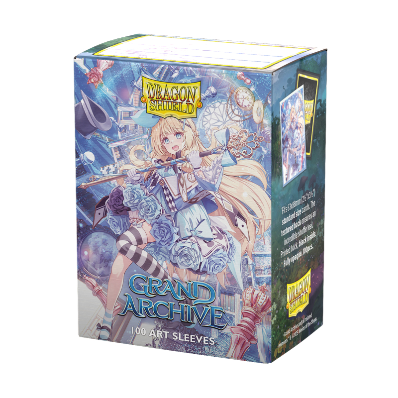 Dragon Shield Standard size License Sleeves - Alice, Golden Queen (100 Sleeves)