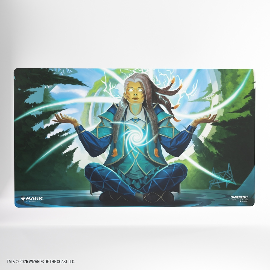Magic: The Gathering | Secrets of Strixhaven Prime Playmat - Tam, Observant Sequencer
