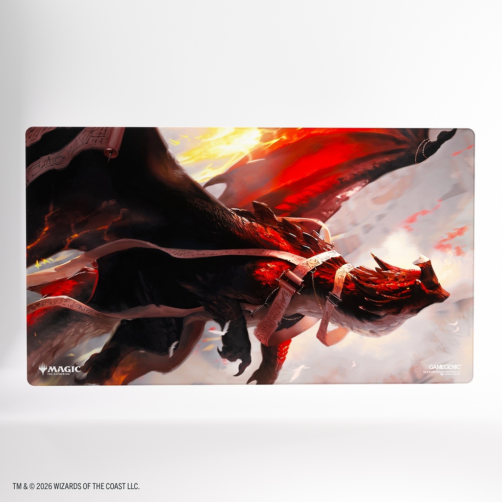 Magic: The Gathering | Secrets of Strixhaven Shiny Playmat - Lorehold, the Historian