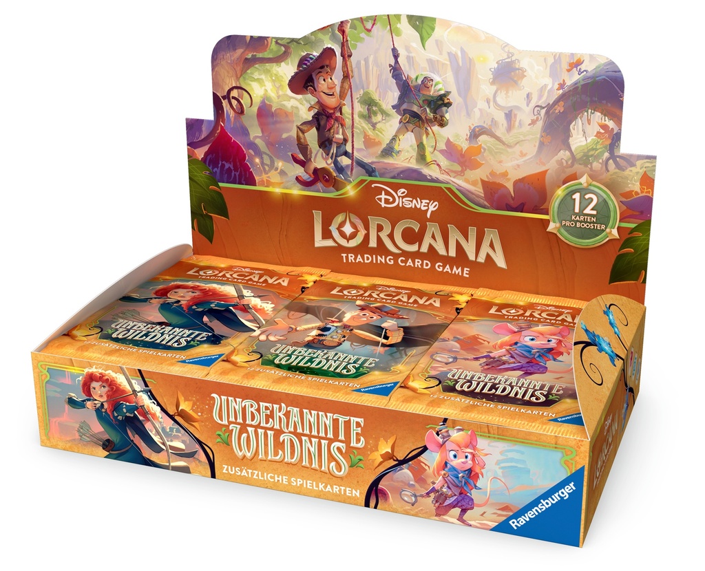 Lorcana: Unbekannte Wildnis Display (24 Booster) - DE