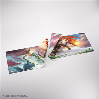 Gamegenic - Magic: The Gathering | Lorwyn Eclipsed Double-sided Playmat - Eirdu, Carrier of Dawn/Isilu, Carrier of Twilight