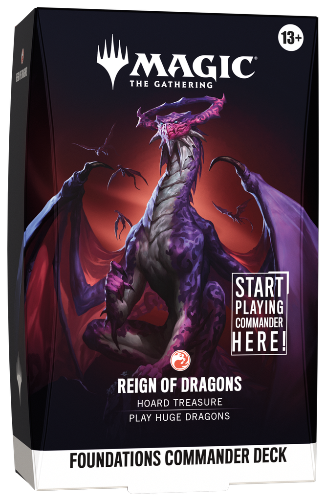 MTG - Foundations Commander Decks - Reign of Dragons - EN