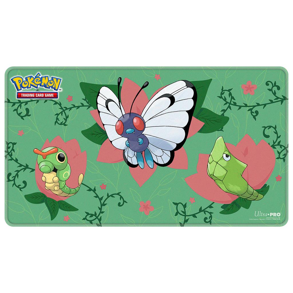 UP - Caterpie Evolutions Stitched Playmat for Pokémon