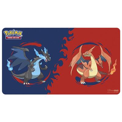 UP - Mega Charizard X and  Mega Charizard Y Playmat for  the Pokémon Trading Card  Game