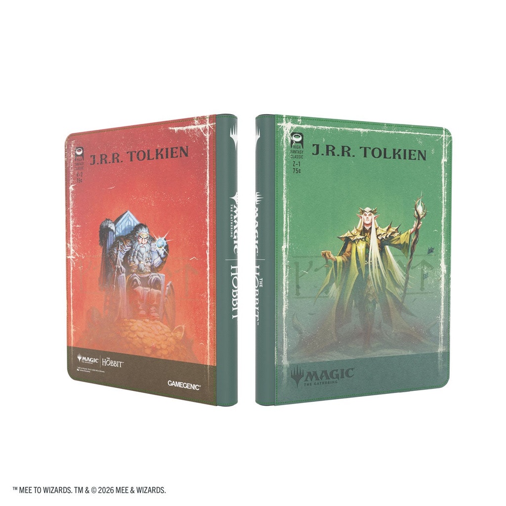 Magic: The Gathering | The Hobbit Zip-Up Album 18-Pocket - Thranduil, the Elvenking/The Mountain-king