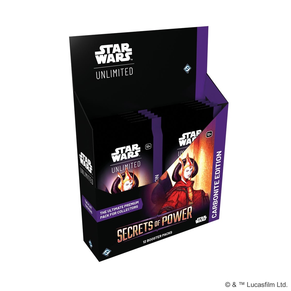 Star Wars: Unlimited - Secrets of Power Carbonite Booster  Display - EN