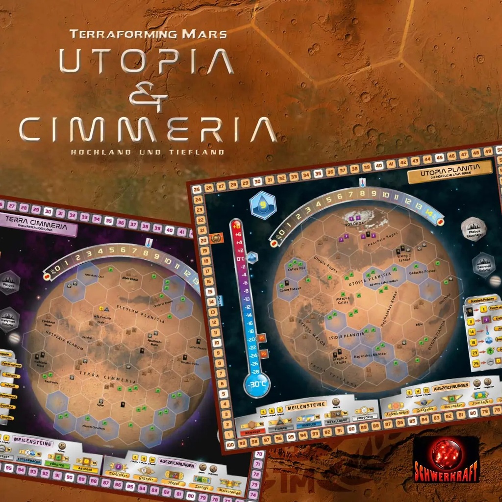 Terraforming Mars: Utopia & Cimmeria - DE