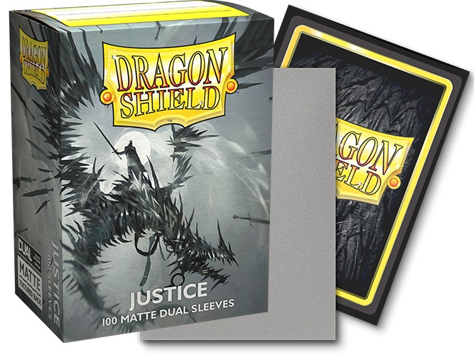 Dragon Shield Sleeves - Standard size - Matte Dual - Justice (100 Sleeves)