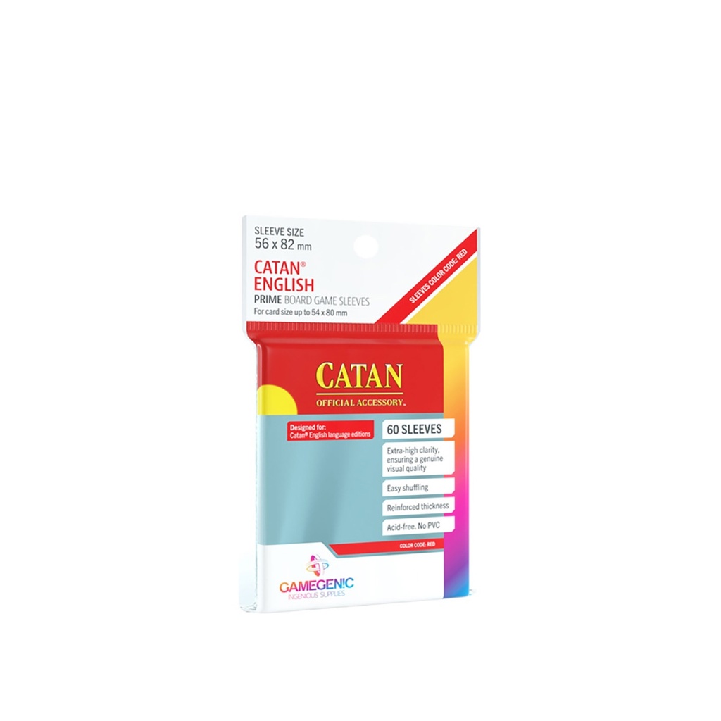 PRIME Catan English-SizedSleeves 56x82mm 60 Stk