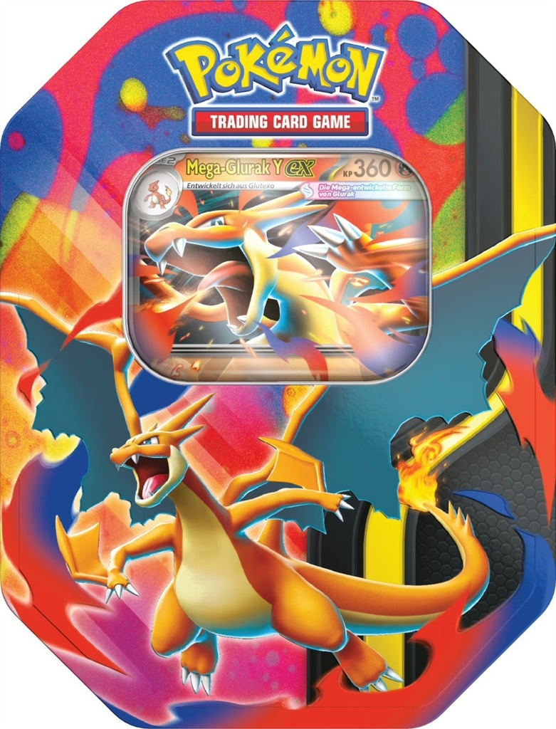 PKM Tin 127 Mega-Glurak Y - DE