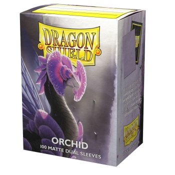 [2110000097516] Dragon Shield Dual Matte Sleeves - Orchid 'Emme' (100 Sleeves)