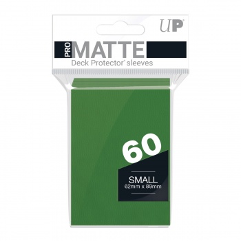 [2110000098148] UP - Small Sleeves Pro-Matte - Green (60)