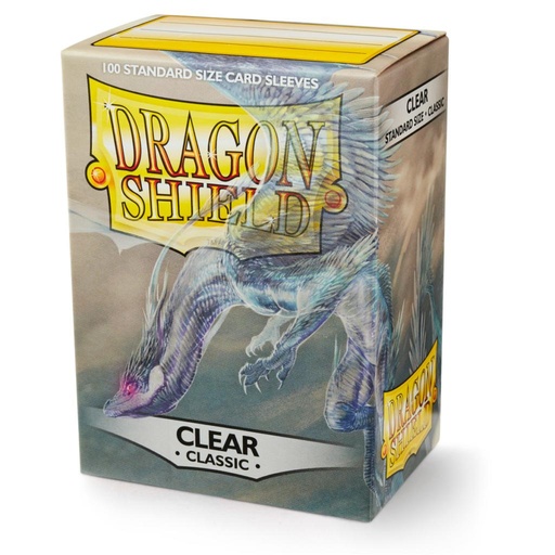 [2110000022143] Dragon Shield Standard Sleeves - Clear (100 Sleeves)
