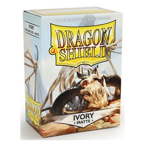 [2110000022549] Dragon Shield Standard Sleeves - Matte Ivory (100 Sleeves)