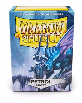 [2110000022570] Dragon Shield Standard Sleeves - Matte Petrol (100 Sleeves)