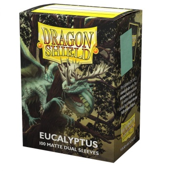 [2110000101664] Dragon Shield Dual Matte Sleeves - Eucalyptus 'Lehel' (100 Sleeves)