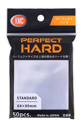 [2110000023072] KMC Standard Sleeves - Perfect Hard (50 Sleeves)