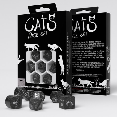 [2110000148461] CATS Modern Dice Set: Waffle