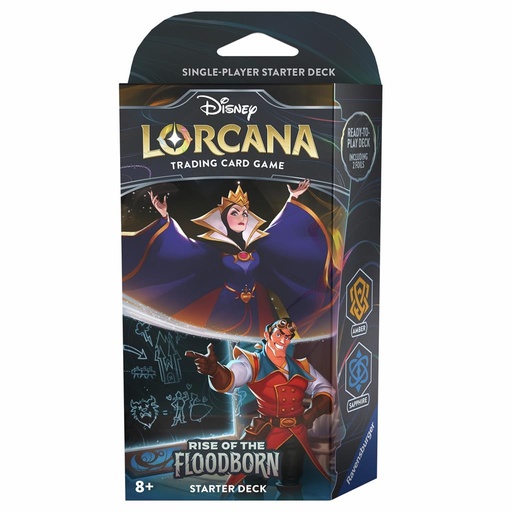 [2110000159771] Lorcana Rise of the Floodborn Starter Amber/Sapphi