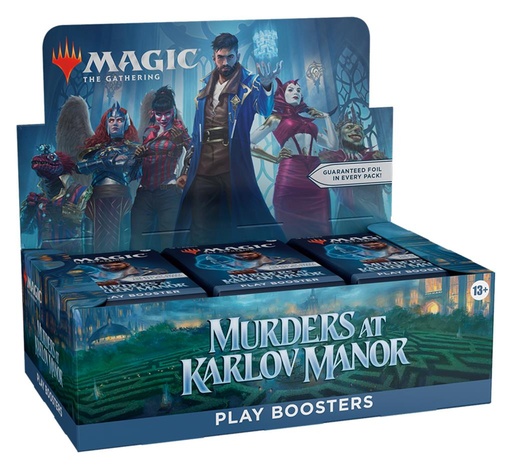 [2113000162925] MTG - Mord in Karlov Manor Play-Booster Display - DE