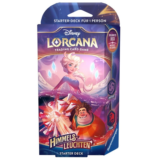 [2110000176044] Lorcana Himmels-Leuchten Starter Deck Rubin/Amethy