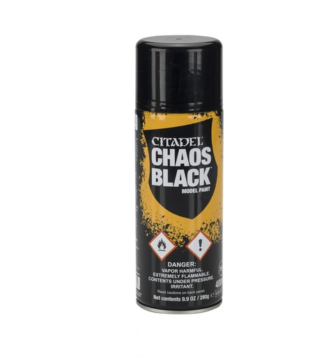 [2110000036201] Chaos Black Spray Paint 