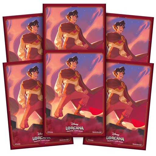 [2110000177546] Lorcana Sleeves Aladdin 65 Sleeves