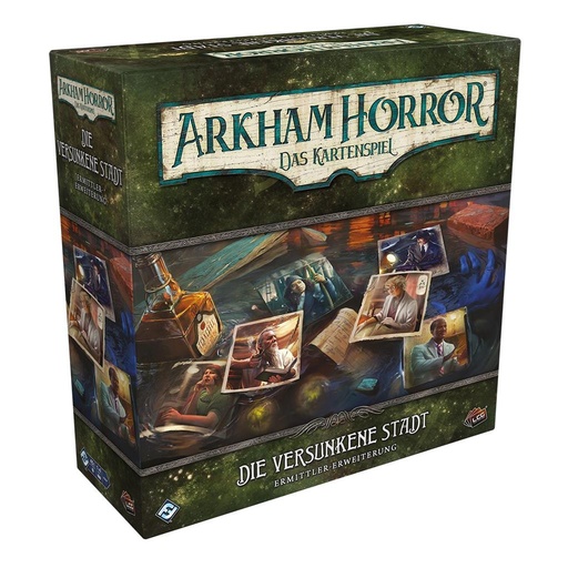 [2110000178529] Arkham Horror LCG: Die versunkene Stadt (Ermittler-Erweiterung)