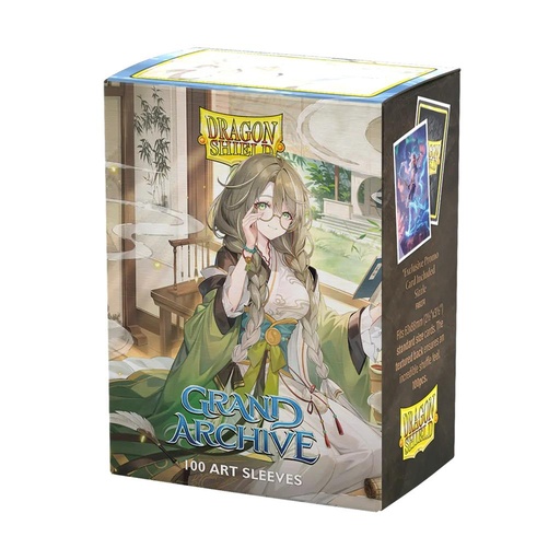 [2110000179786] Dragon Shield Grand Archive Matte Art Sleeves - Kongming, Wayward Maven (100 Sleeves)