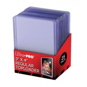 [2110000041076] UP - TOPLOADER - 3" X 4" REGULAR 25STK