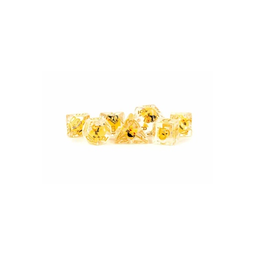 [2110000185848] 16mm Resin Poly Dice Set Cat Dice Reprint